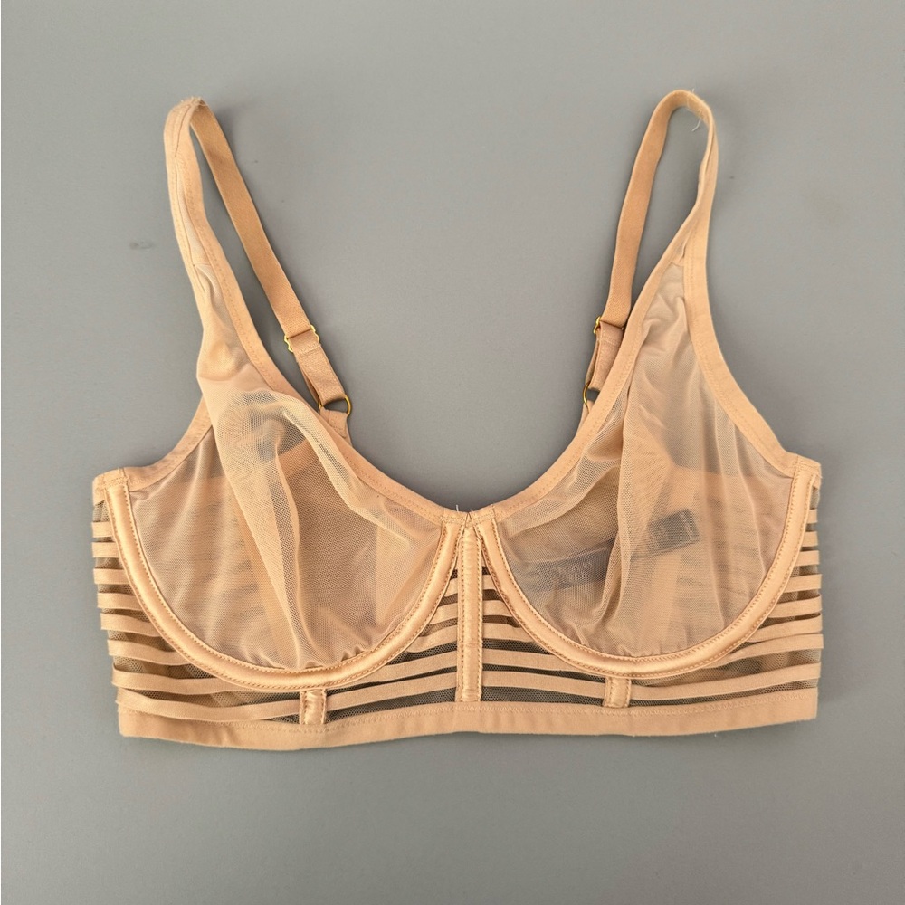 Victoria's Secret Sheer Beige Bralette